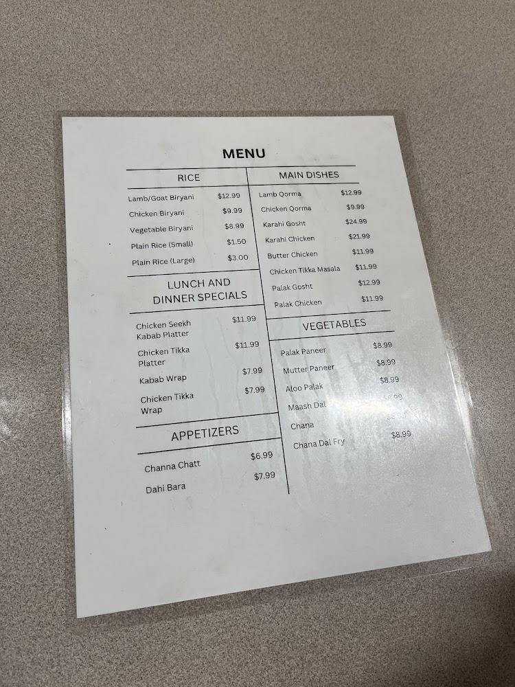 Punjab Kabab and Sweets Menu image 3